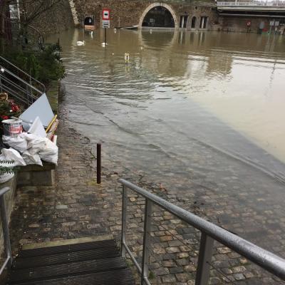 January / February 2018 - The river flood in Port Arsenal
