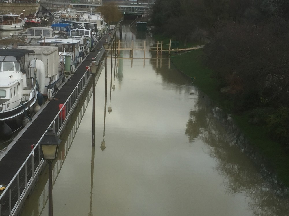 The 2018 river flood in Port Arsenal